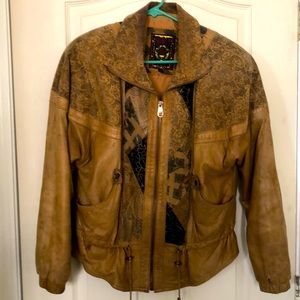 Winlit 1969 Medium leather jacket, zip front